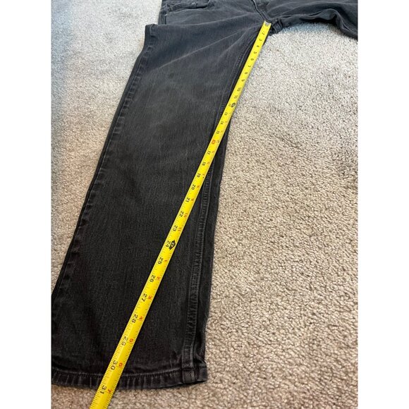 Vtg Banana Republic Mens Straight-Fit Black Denim Jeans Size 35x32 - Picture 6 of 13